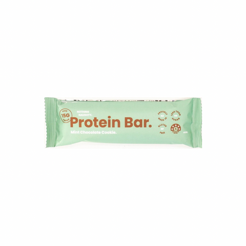 Nothing Naughty protein bar, mint chocolate